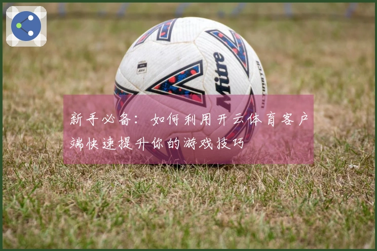 新手必备：如何利用开云体育客户端快速提升你的游戏技巧